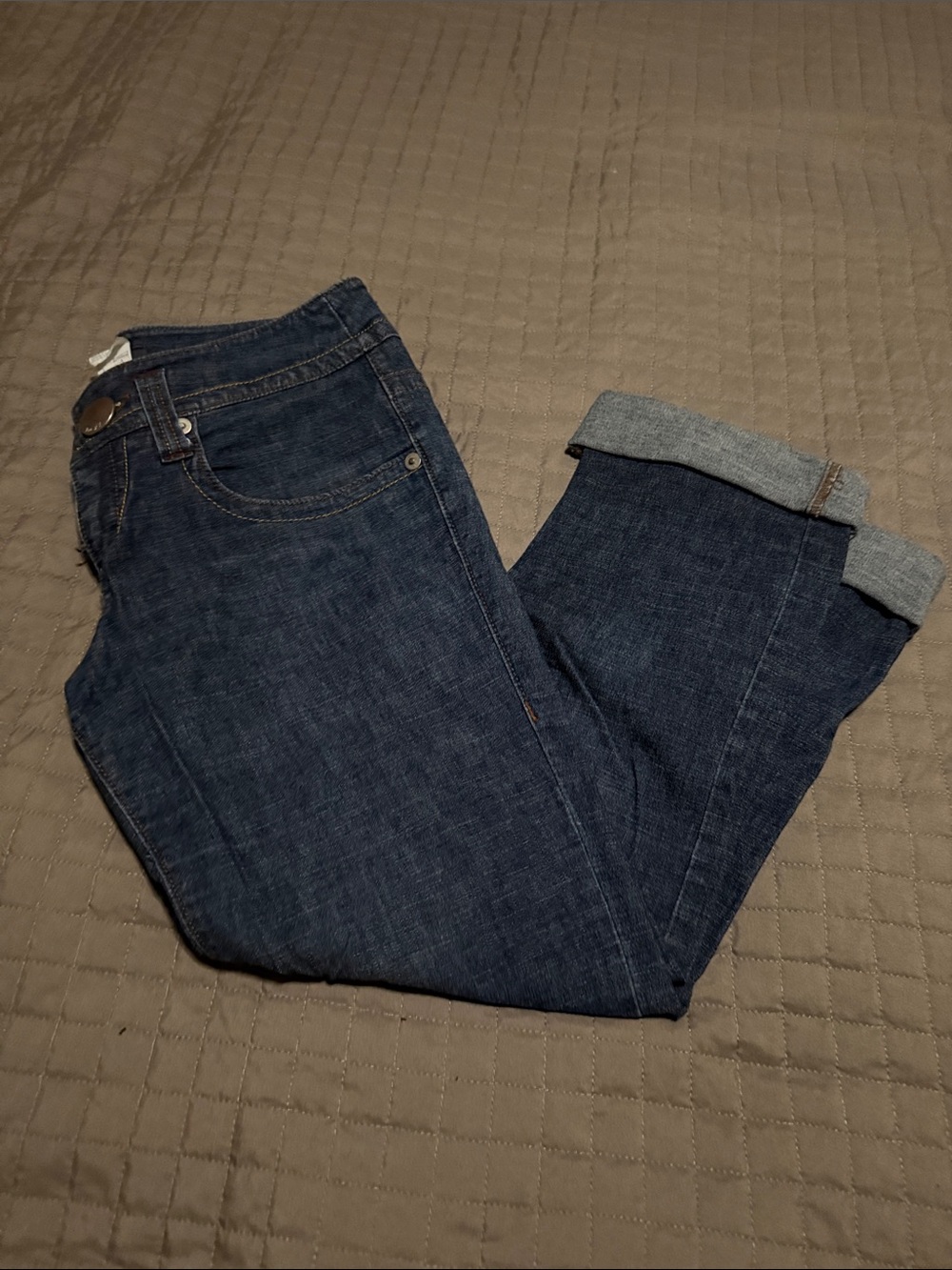 Mexx Classic Dark Blue Women’s Cuffed Jeans